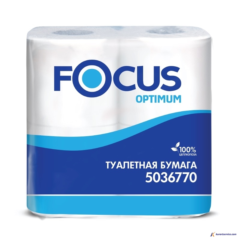 Focus Туалетная бумага optimum 2сл 4рул 22м 5036770 купить в интернет-магазине Курорт Сервис
