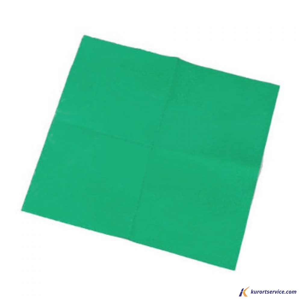 Салфетка полиуретановая без пиктограммы зеленая 38*38 