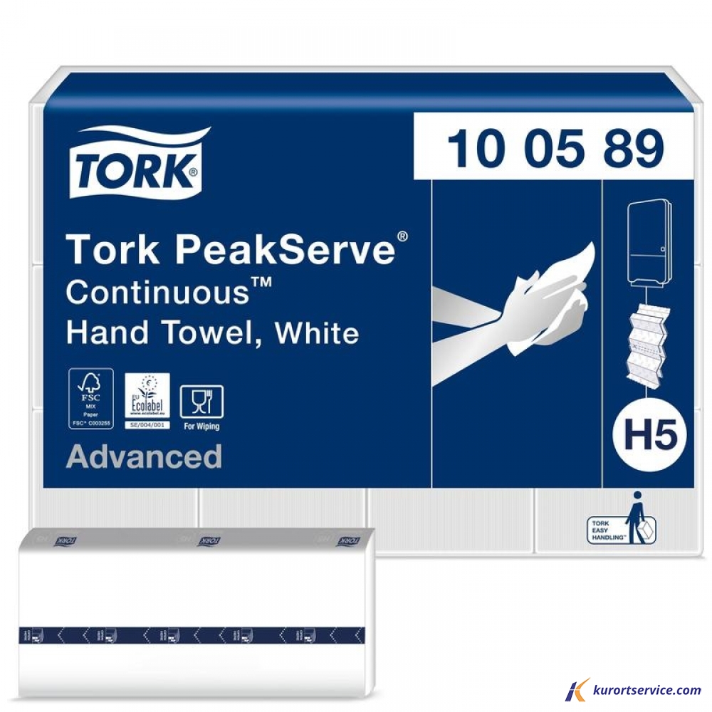 Tork PeakServe® листовые полотенца с непрерывной подачей 12 шт/кор