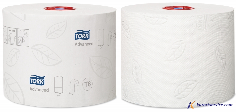 Tork Туалетная бумага Mid-size 2сл 100м 127530 T6