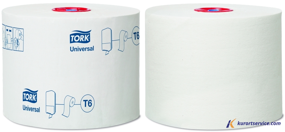 Tork Туалетная бумага Mid-size 1сл 135м 127540 T6