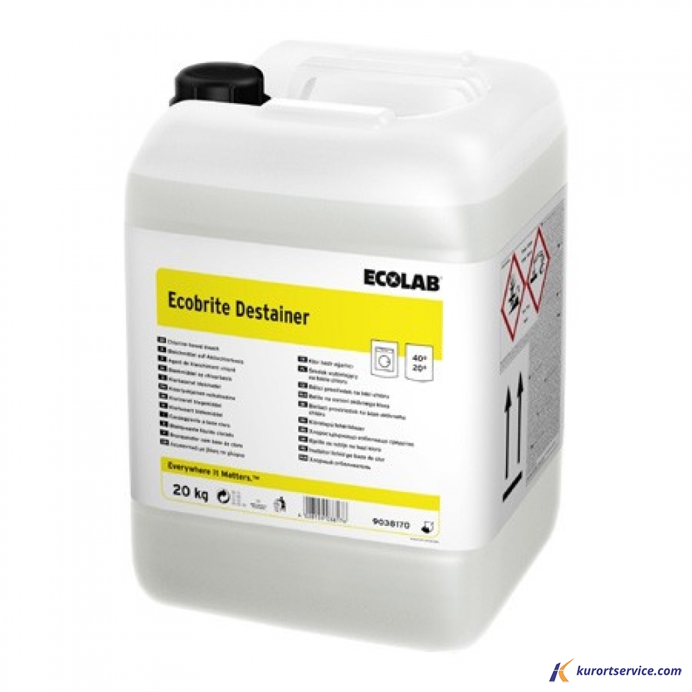 ECOBRITE DESTAINER 16,9 л (20 кг)  жидкий низкотемпературный отбеливатель 