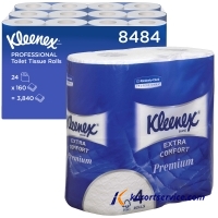 Туалетная бумага в ст-ных рул. Kleenex Premium Extra Comfort, 4 слоя купить в интернет-магазине Курорт Сервис