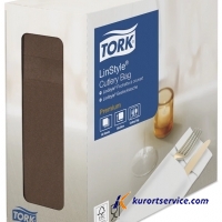 Tork LinStyle® конверты для столовых приборов какао 6 шт/кор купить в интернет-магазине Курорт Сервис