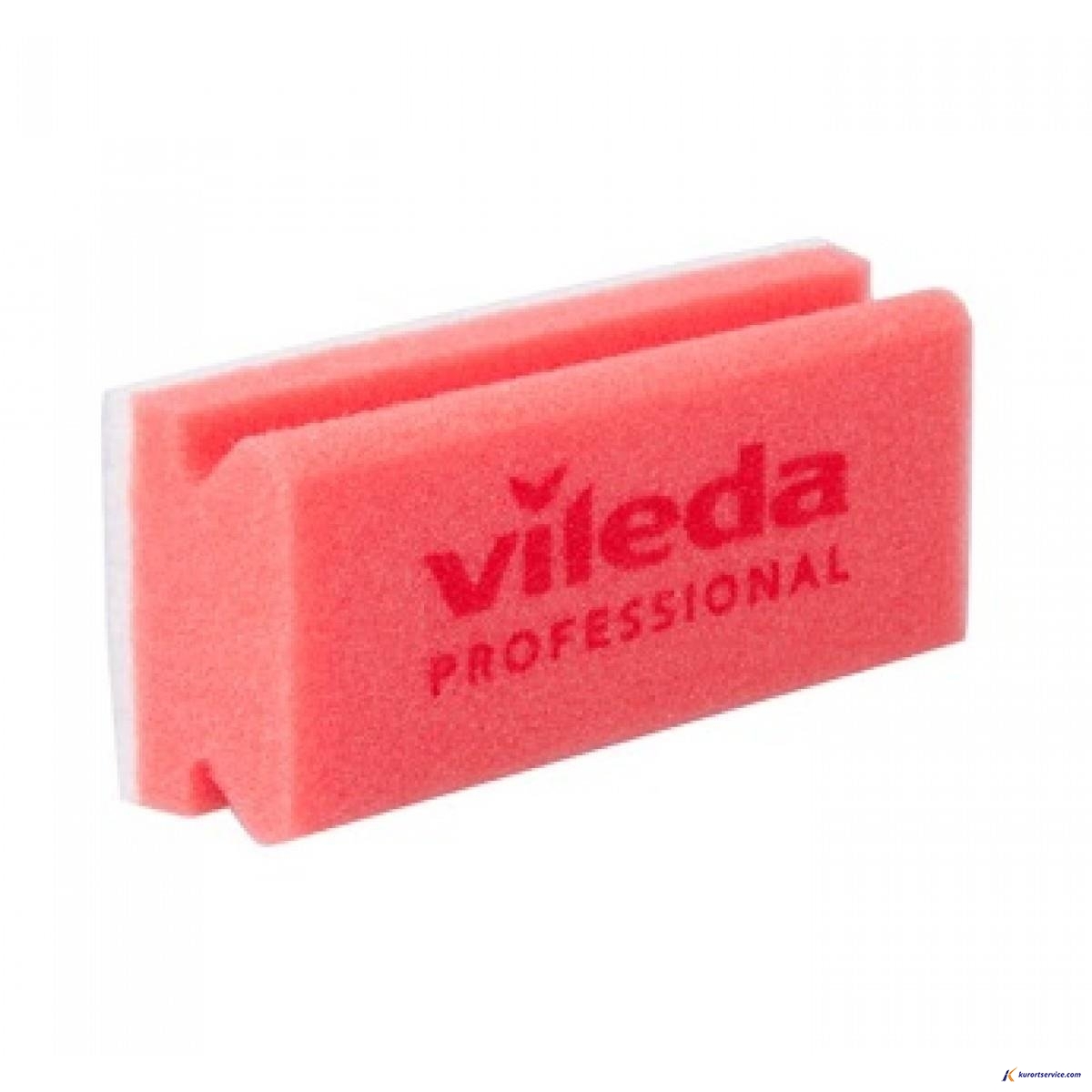 Vileda Professional Губка Минимальная жесткость, красный 7x15см 102563 купить в интернет-магазине Курорт Сервис