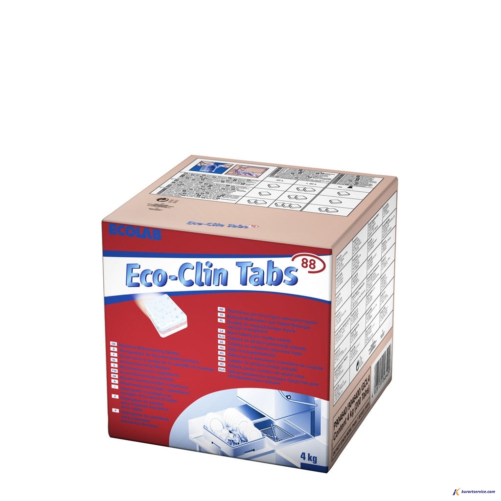 Ecolab Eco clean tabs 88 таблетки моющего средства купить в интернет-магазине Курорт Сервис