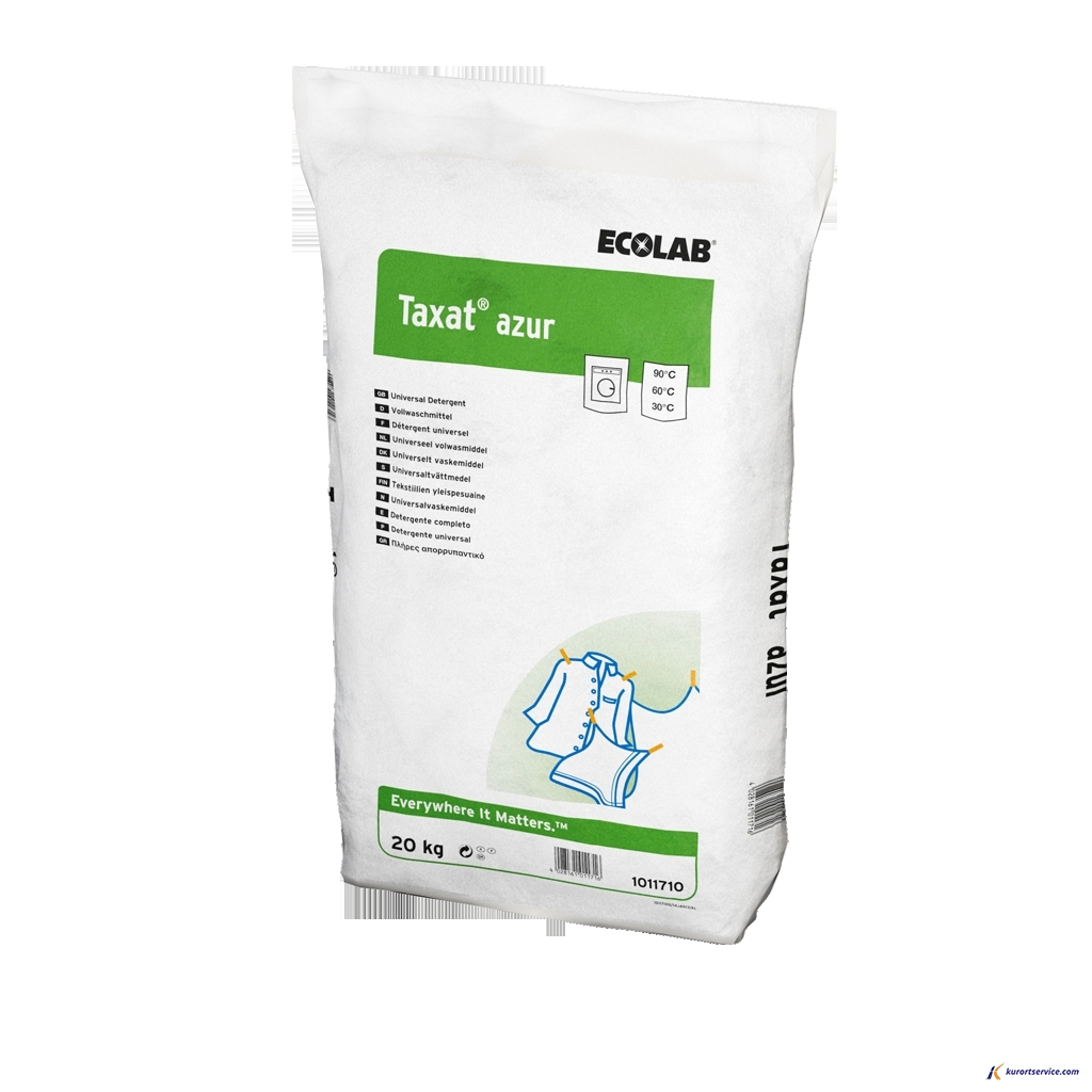 Ecolab Taxat Azur Стиральный порошок для белого белья с энзимами 20кг купить в интернет-магазине Курорт Сервис