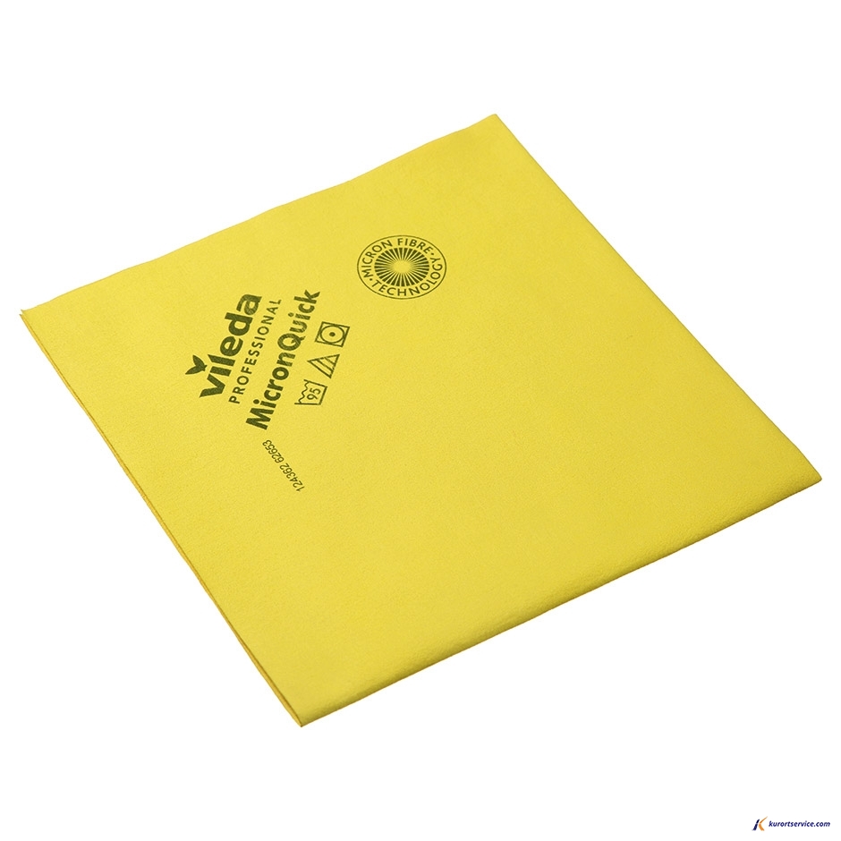 Vileda Professional Салфетка МикронКвик, желтый 38x40см 152111 купить в интернет-магазине Курорт Сервис
