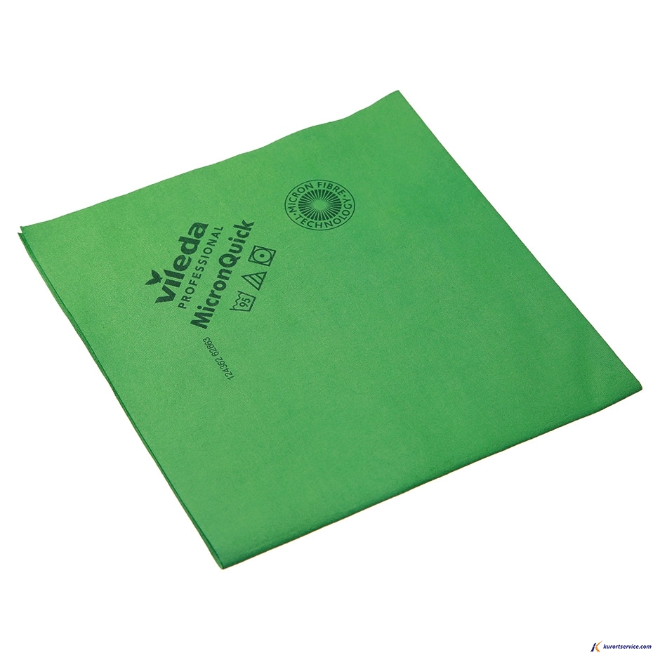 Vileda Professional Салфетка МикронКвик, зеленый 38x40см 152112 купить в интернет-магазине Курорт Сервис