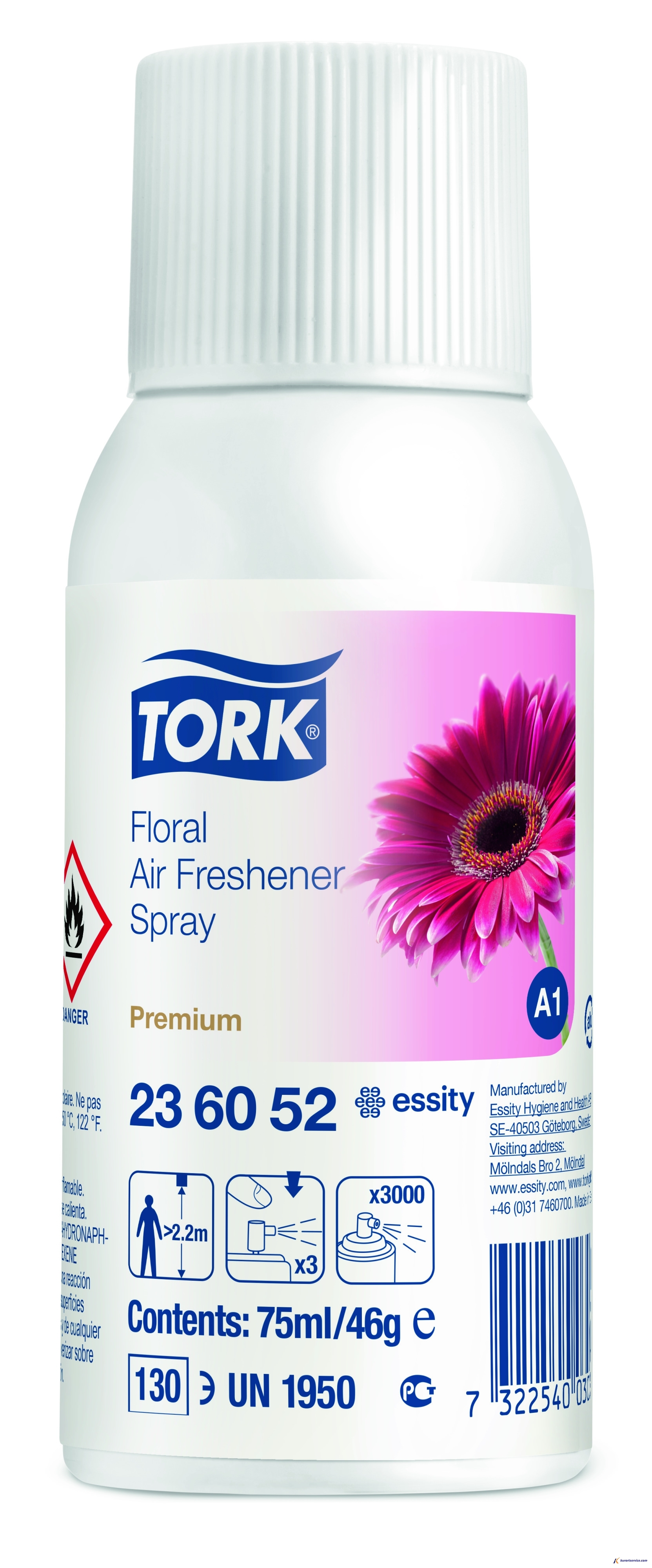Tork Аэрозольный освежитель воздуха (цветочный) 236052 A1 купить в интернет-магазине Курорт Сервис