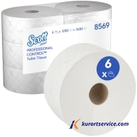 Туалетная бумага в больших рулонах с центральной подачей Scott Controll  купить в интернет-магазине Курорт Сервис