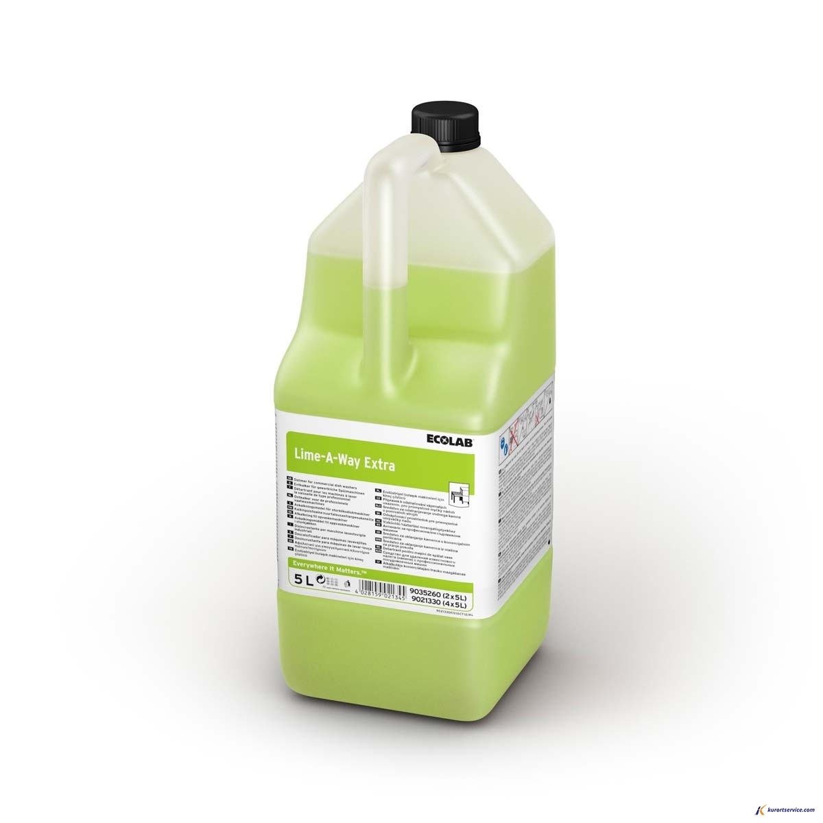 Ecolab Lime-A-Way Extra  концентрированное кислотное средство 5л купить в интернет-магазине Курорт Сервис