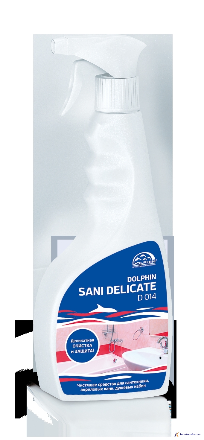 Dolphin Sani Delicate Слабокислотное средство для ежедневной уборки  купить в интернет-магазине Курорт Сервис