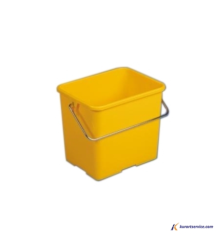 Vileda Ведро цветное 6л (желтый) 500433 купить в интернет-магазине Курорт Сервис