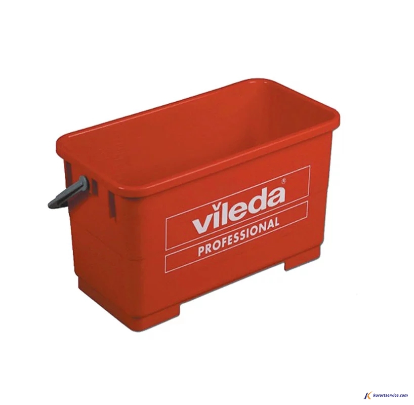 Vileda Professional Ведро для мытья окон Эволюшн 22 л, красный 500118 купить в интернет-магазине Курорт Сервис