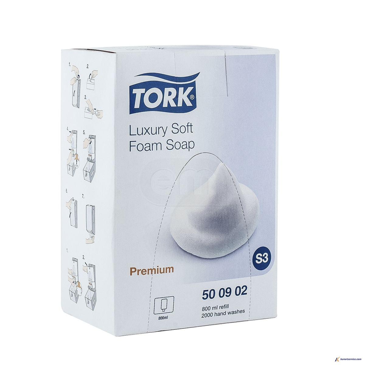 Tork Мыло-пена Luxuru Premium 800мл 500902 S3 купить в интернет-магазине Курорт Сервис