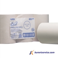 Бумажные полотенца в рулонах Scott Slimroll белые 1 слой, 165 м, 6 рул/кор купить в интернет-магазине Курорт Сервис