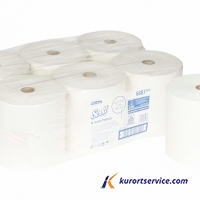 Бумажные полотенца в рулонах Scott XL белые, 1 слой, 354 м, 6 рул/кор купить в интернет-магазине Курорт Сервис