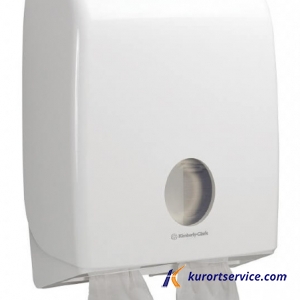 Диспенсер для туалетной бумаги в пачках Aquarius белый большой ёмкости