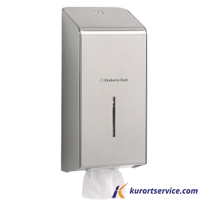 Диспенсер для туалетной бумаги в пачках Kimberly-Clark стальной 2мм
