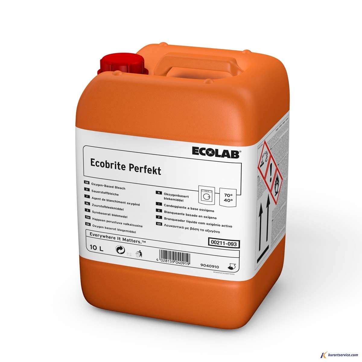 Ecolab Ecobrite Perfekt жидкий отбеливатель на основе кислорода 20кг