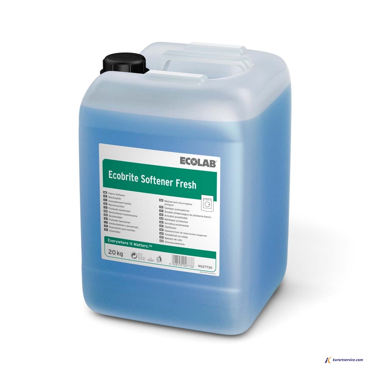 Ecolab Ecobrite Softener Fresh жидкий кондиционер для смягчения белья 20кг