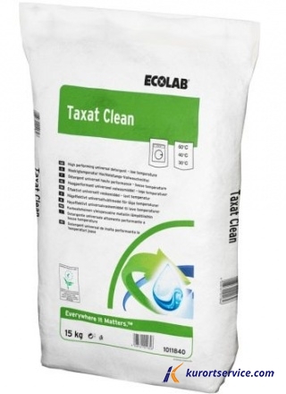 Ecolab TAXAT CLEAN Стиральный порошок универсальный низкотемпературный 15кг