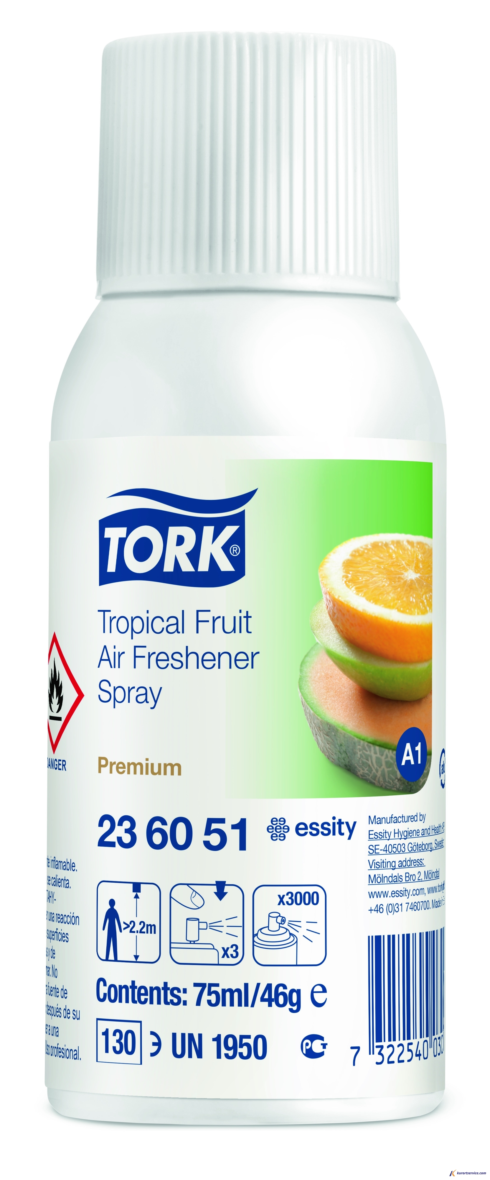 Tork Аэрозольный освежитель воздуха (фруктовый) 236051 A1 тест