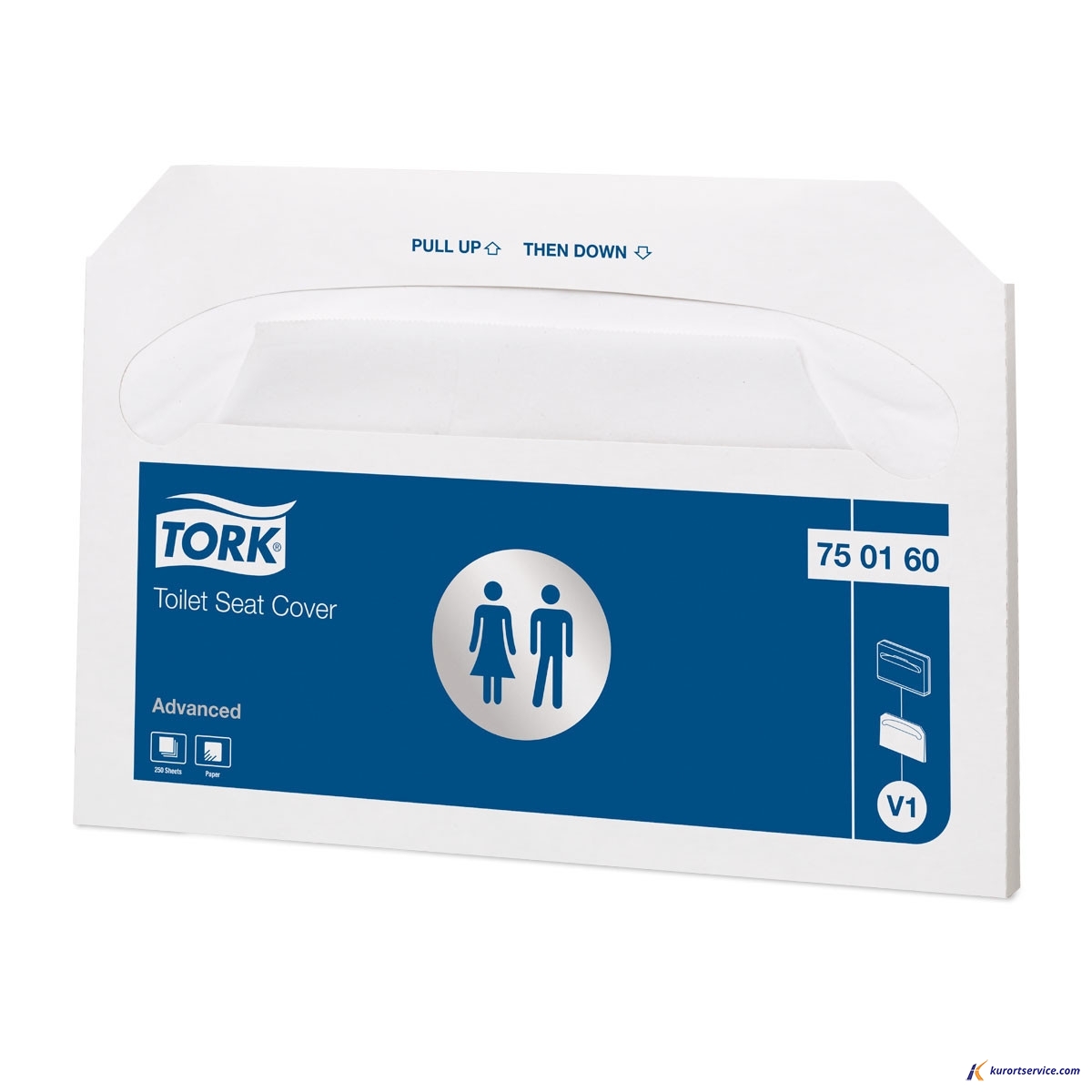 Tork Индивидуальные бумажные покрытия на унитаз 250л 750160 V1
