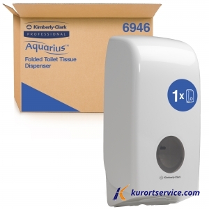 Диспенсер для туалетной бумаги в пачках Aquarius белый
