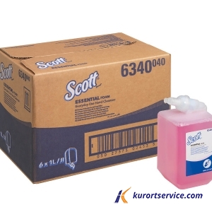 Жидкое мыло пенное в кассетах Scott Essential лосьон для рук, 1 литр