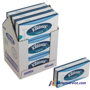 KIMBERLY CLARK Салфетки косметические для лица Kleenex 3 слоя, 72 листов, 2