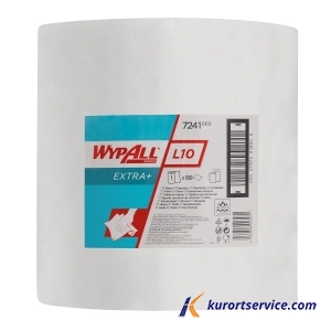 Протирочный материал WypAll L20, общего назначения, в рулоне, белый, 1 слой